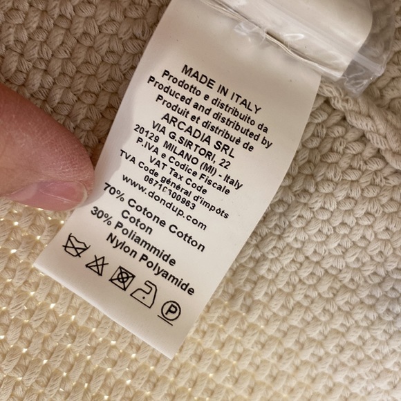 Men’s Cream Color Cardigan / Jacket - Picture 9 of 9